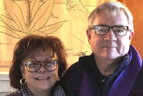 Joe & Liz O’Connell owners at O'Vineyards winery and B&B